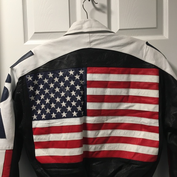 Vintage leather bomber jacket-Men’s SMALL - Picture 2 of 8